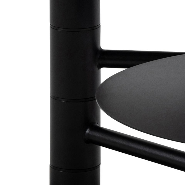 Stolik kawowy Lahti biały marmur/ czarny - ACTONA